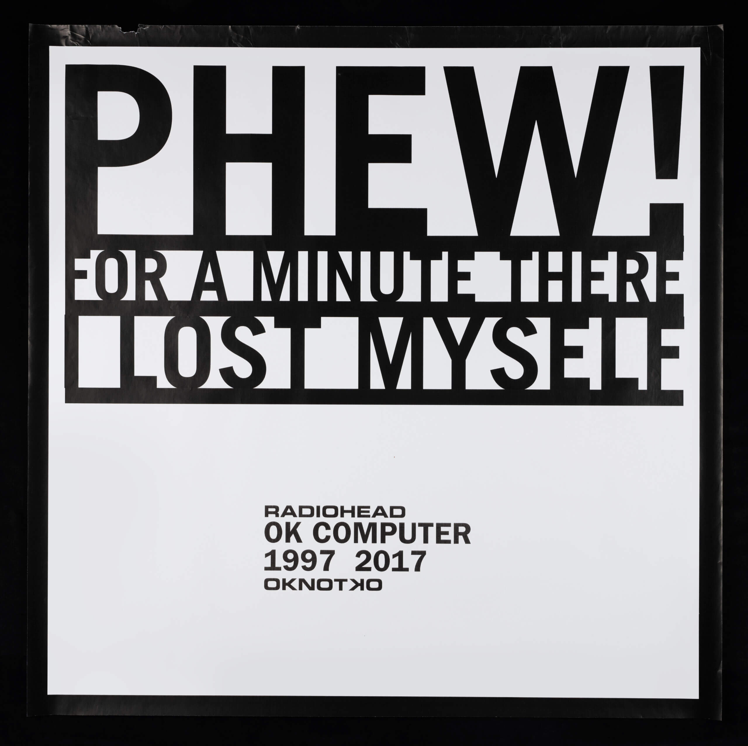 Stanley Donwood (b. 1968) and Thom Yorke (b. 1968) Untitled, 1997 Poster 100 x 100 cm © Stanley Donwood and Thom Yorke