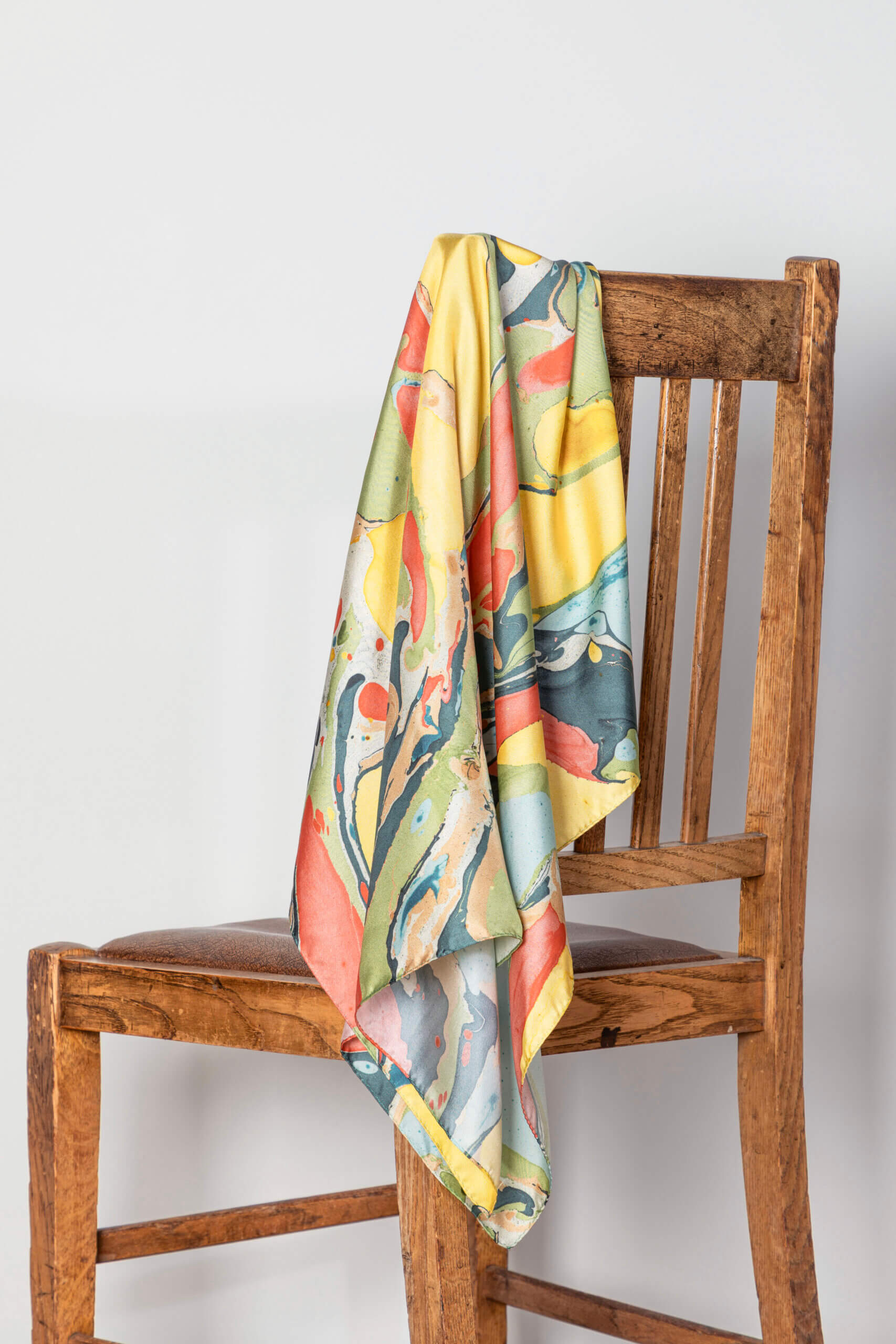 JOHN SMEDLEY×NAT MAKS Silk Scarf
