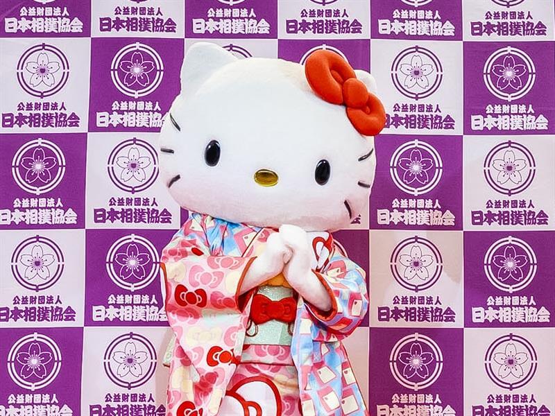 ハローキティが「大相撲ロンドン公演」アンバサダーに就任
