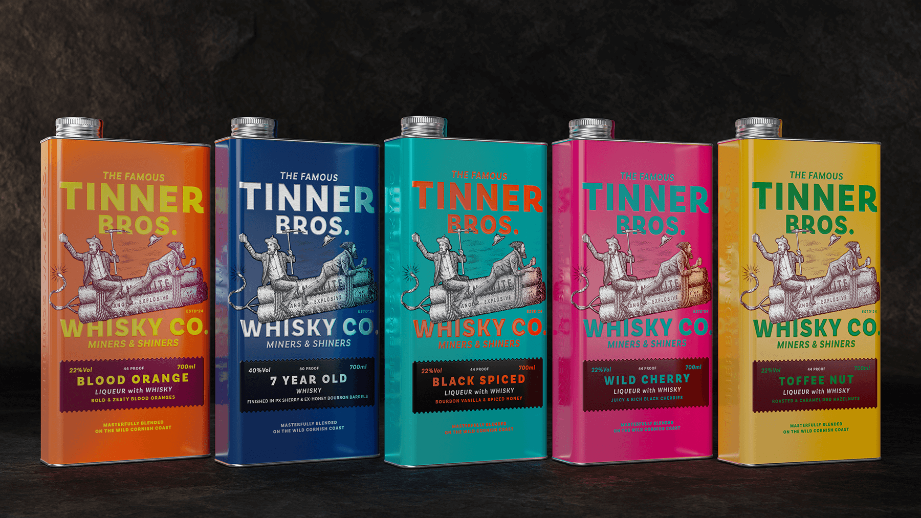 ウィスキーリキュール「ティナー・ブラザーズ」4種