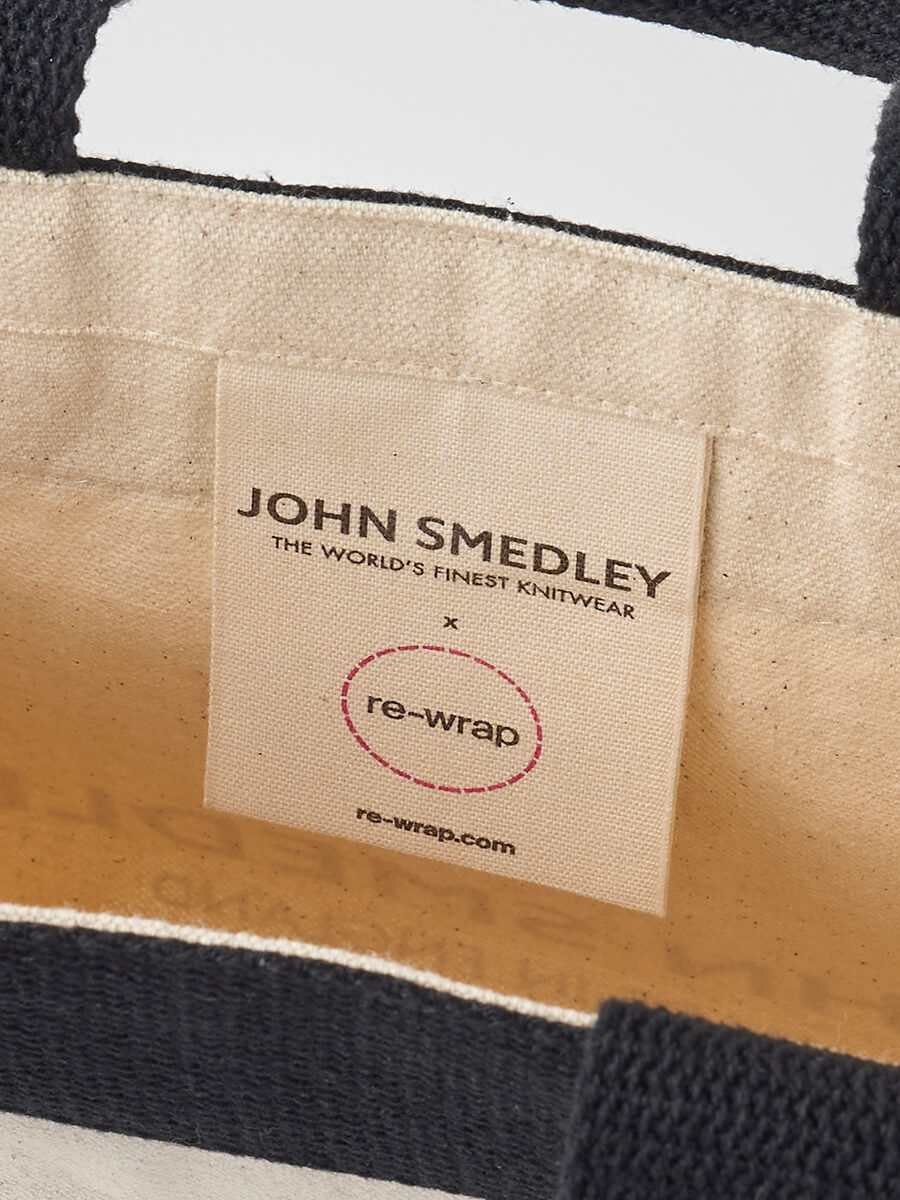 JOHN SMEDLEY×re-wrap オーガニックコットンキャンバスバッグ