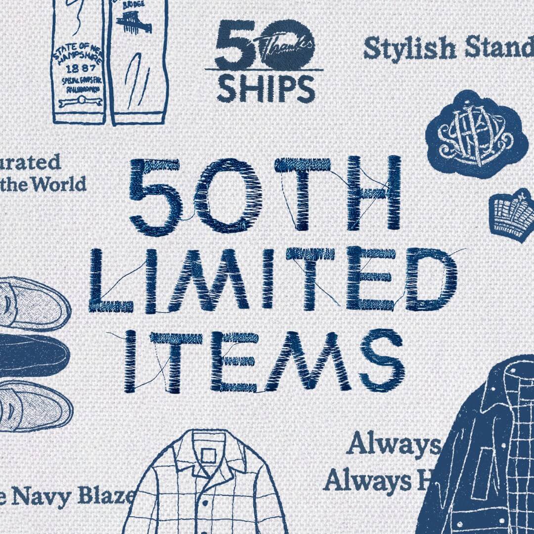 SHIPS 設立50周年記念ヴィジュアル