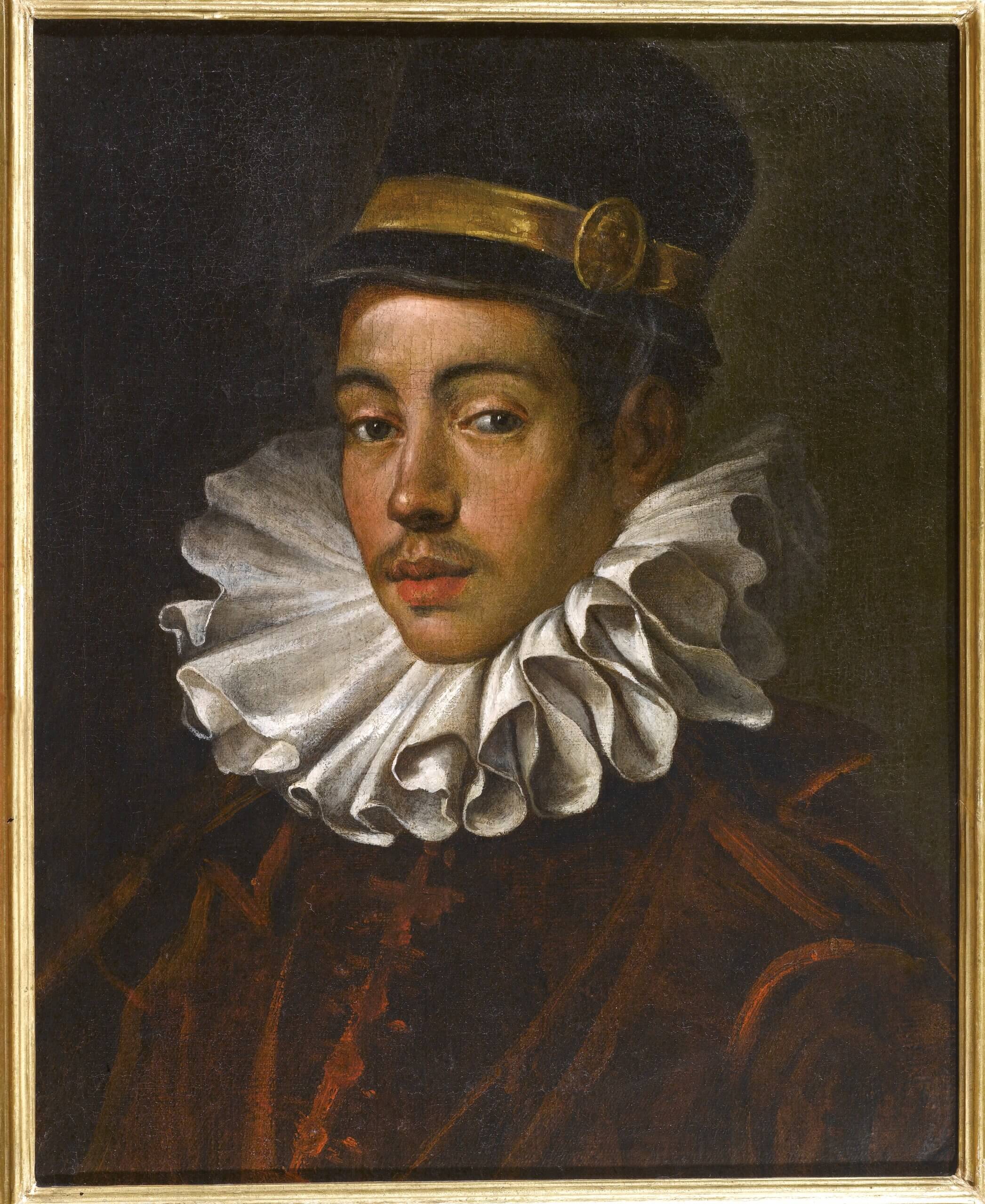 Portrait of Itō Mancio, Domenico Tintoretto, 1585. Property of the Fondazione Trivulzio, Milan.