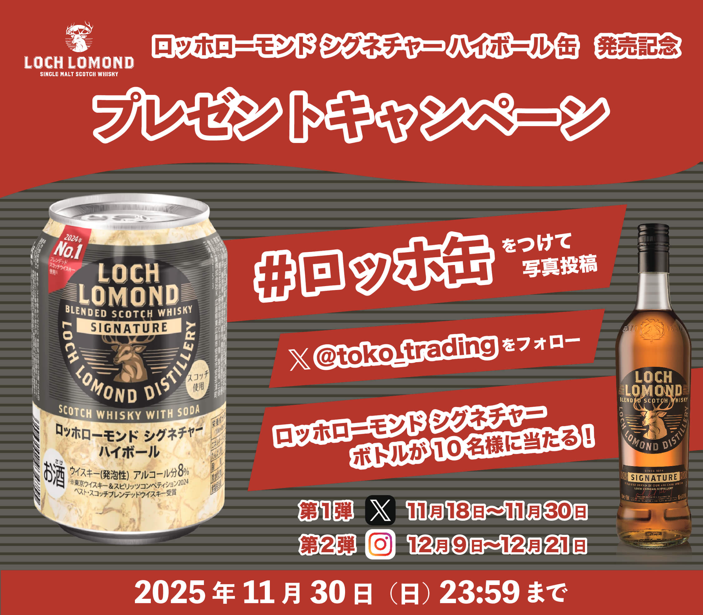 ロッホローモンド シグネチャー ハイボール 缶