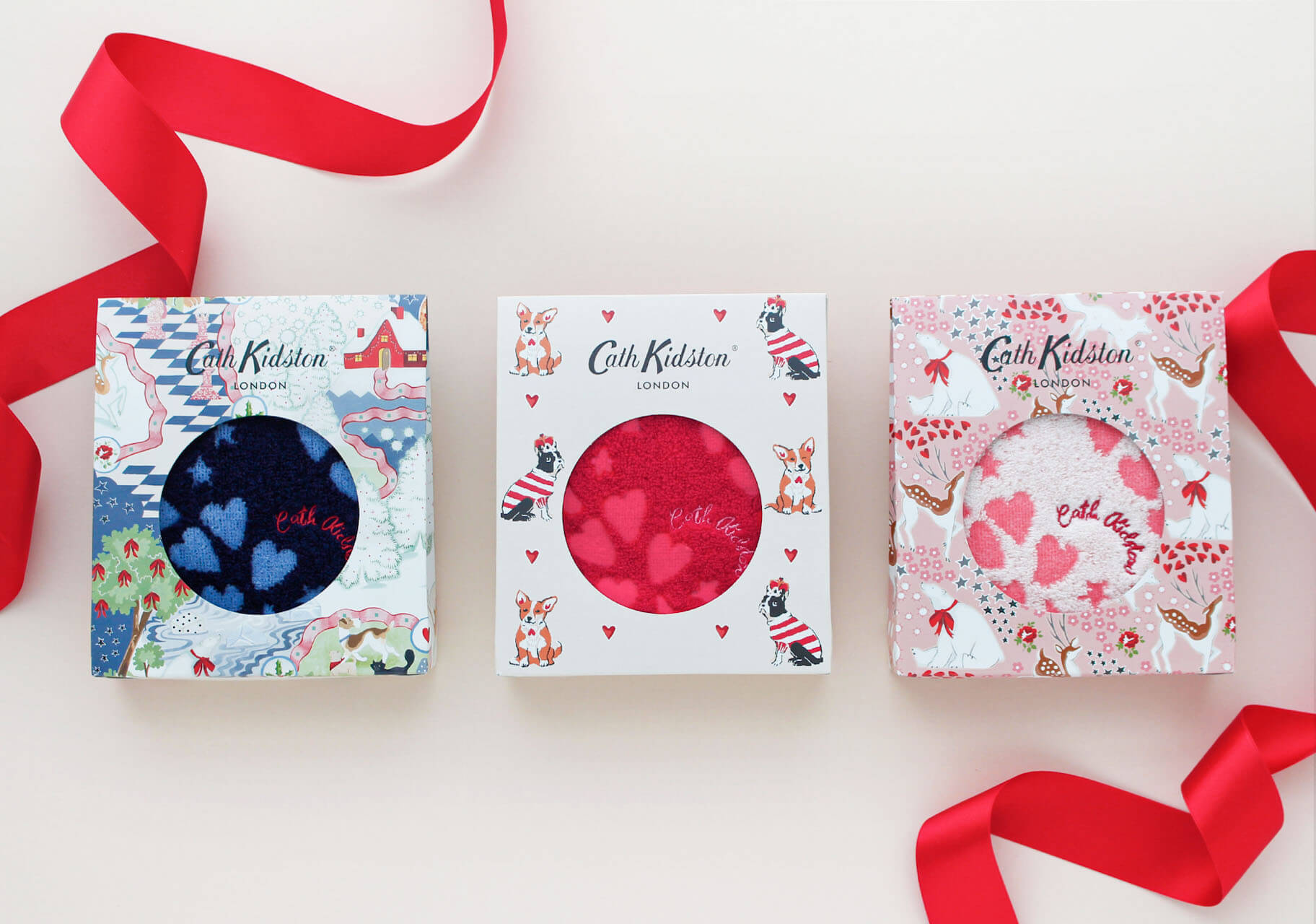 Cath Kidston パッケージ入りタオルハンカチ