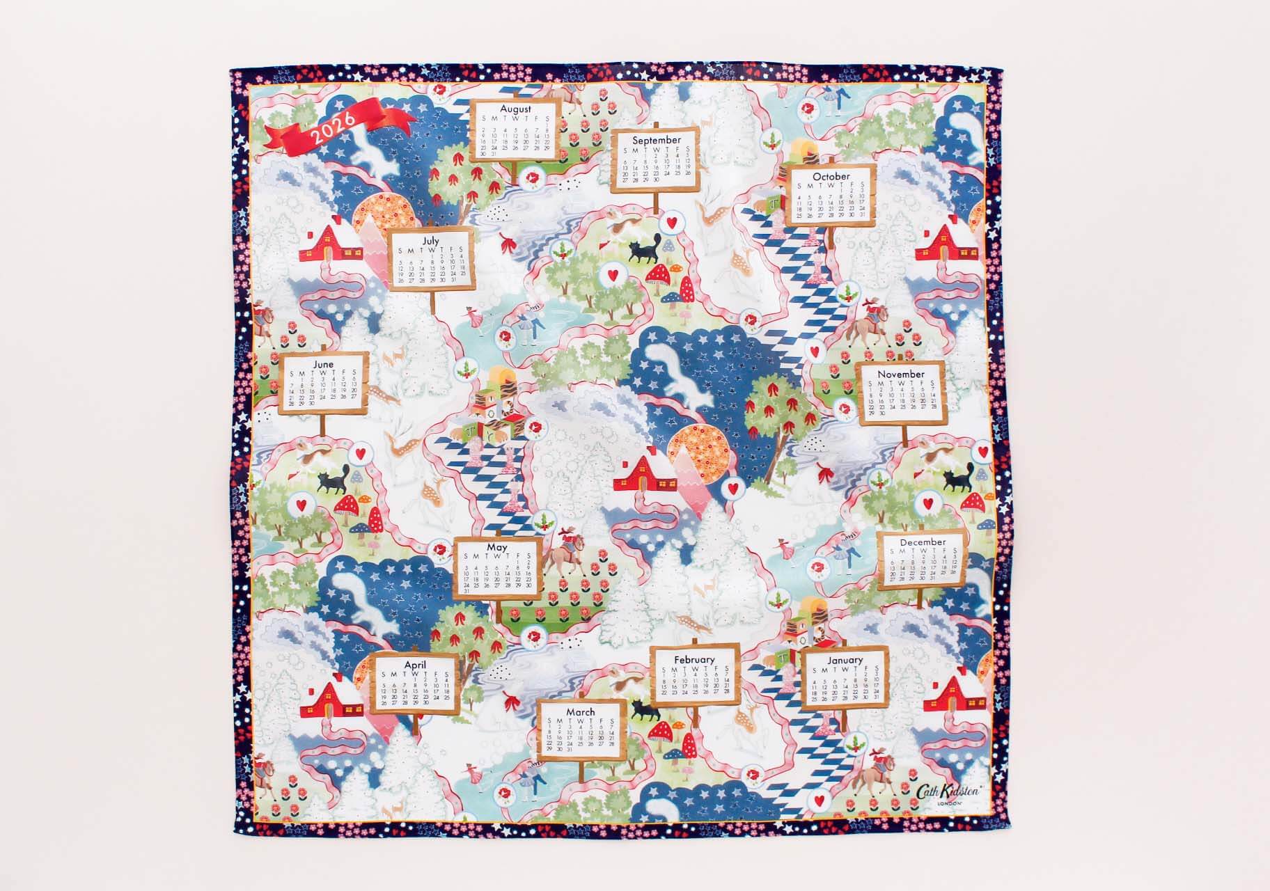 Cath Kidston カレンダーハンカチ