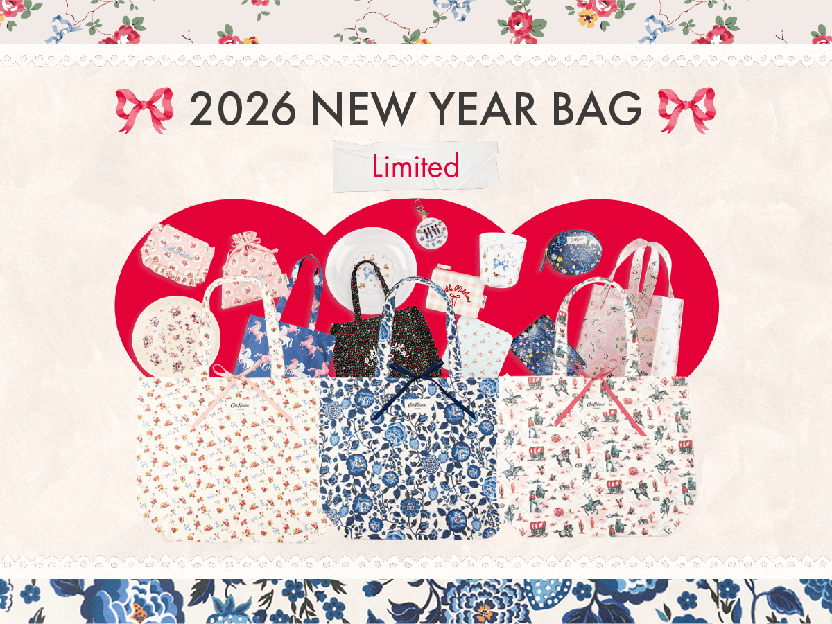 【Cath Kidston】限定トートバッグに人気の雑貨がセットになった中身がわかるNEW YEAR BAG