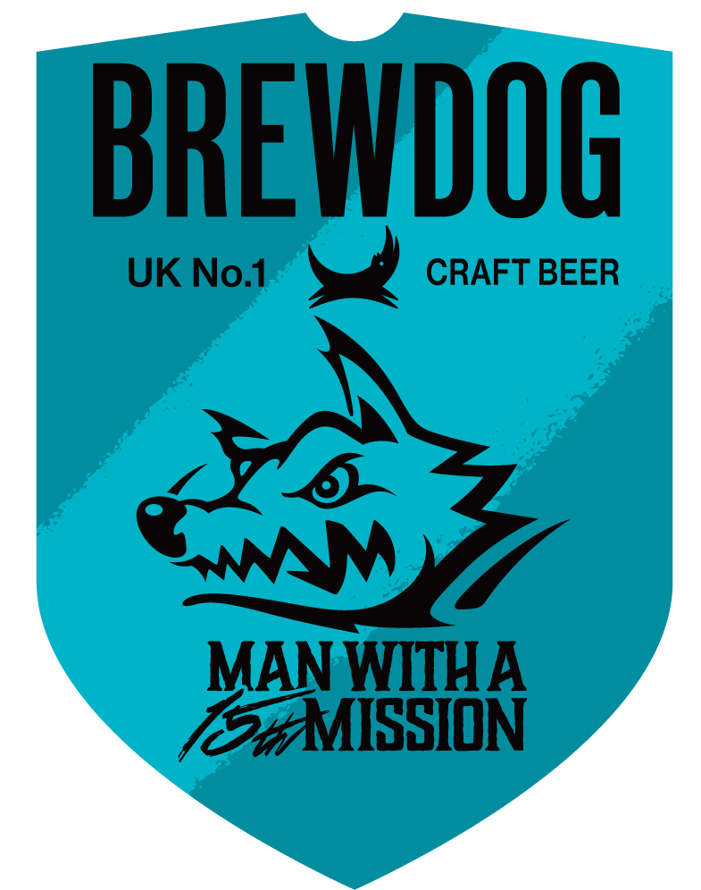 BREWDOG×MAN WITH A MISSIONオリジナルコラボステッカーデザイン
