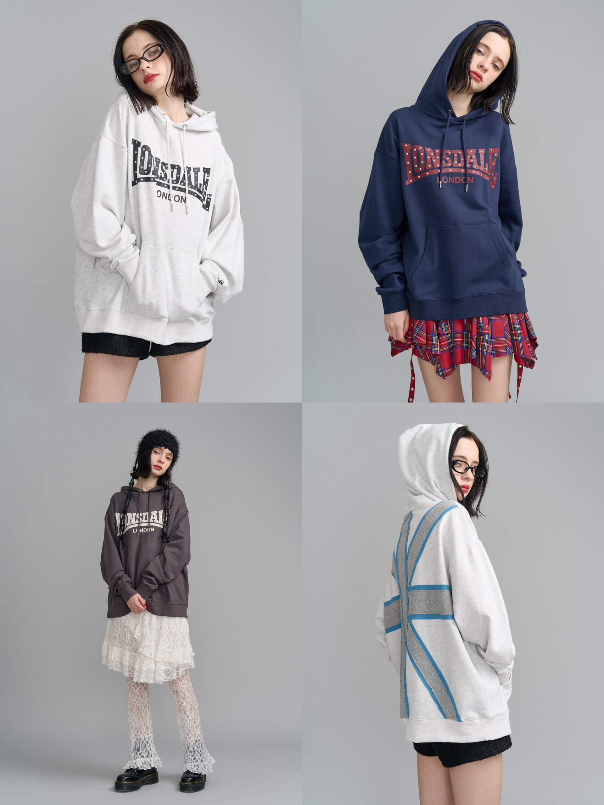 【LONSDALE×jouetie】スタッズBIGフーディー