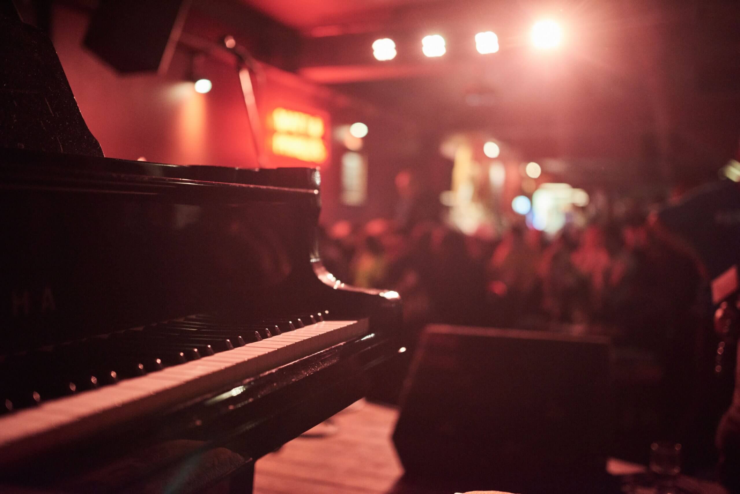 Piano at Matt and Phreds Jazz Club, Manchester, England