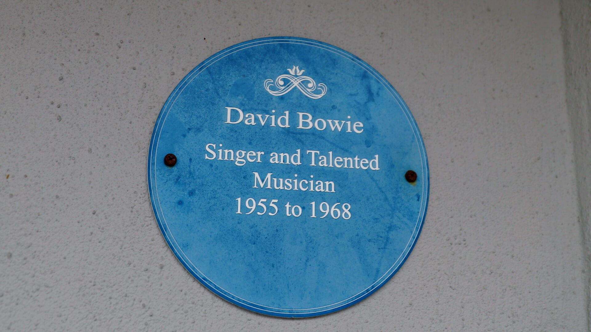 David Bowie House Blue Plaque
