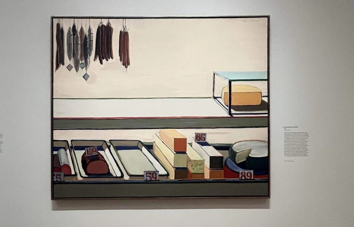DELICATESSEN COUNTER 1962 Oil on canvas