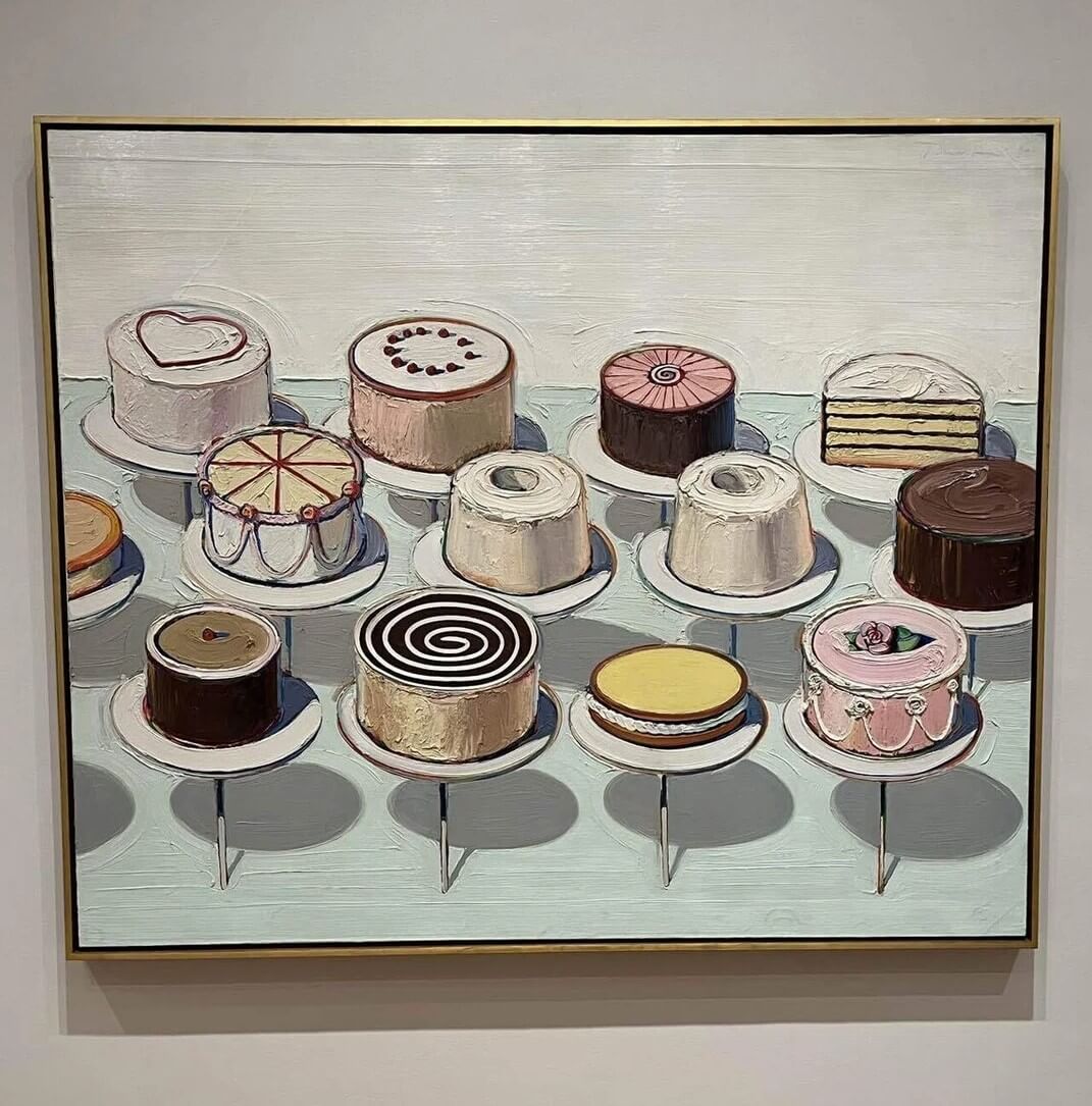 CAKES 1963 Oil on canvas