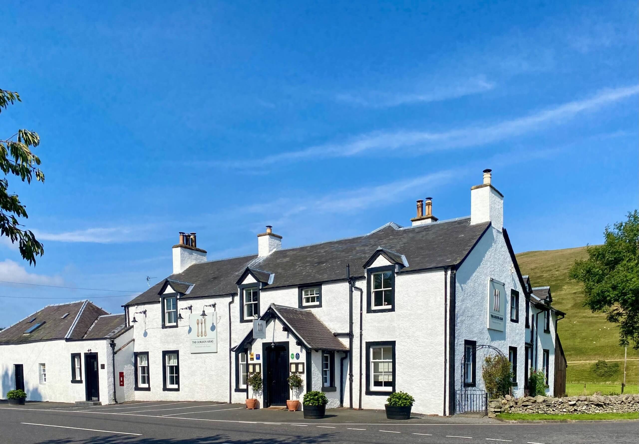 The Gordon Arms Restaurant with Rooms, in Selkirk, Yarrow Valley, Scottish Borders.