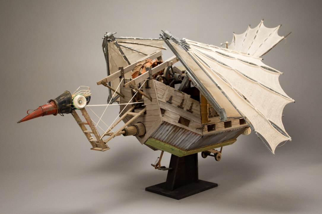 The Flying Machine, original model from Chicken Run (2000) © and TM Dreamworks, Universal Licensing LLC