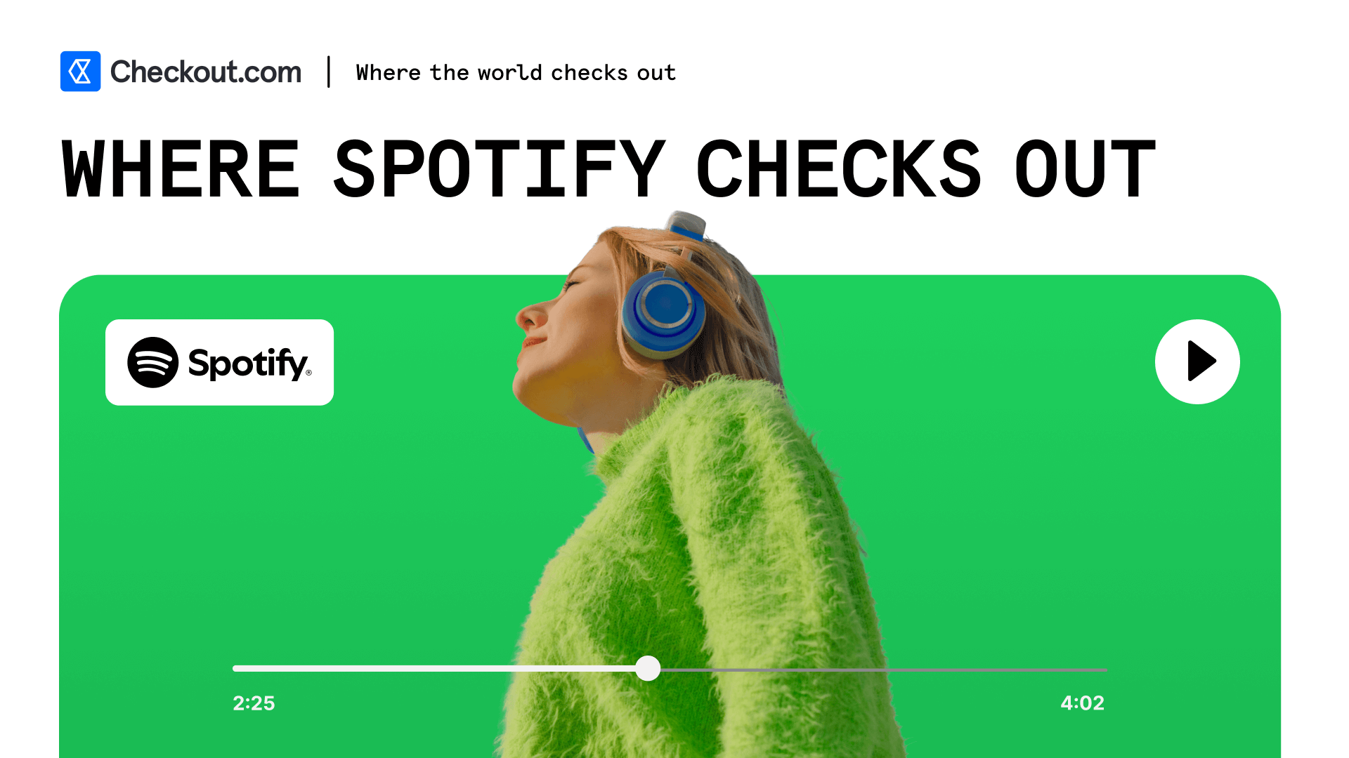 Checkout.com、Spotifyと戦略的パートナーシップを締結