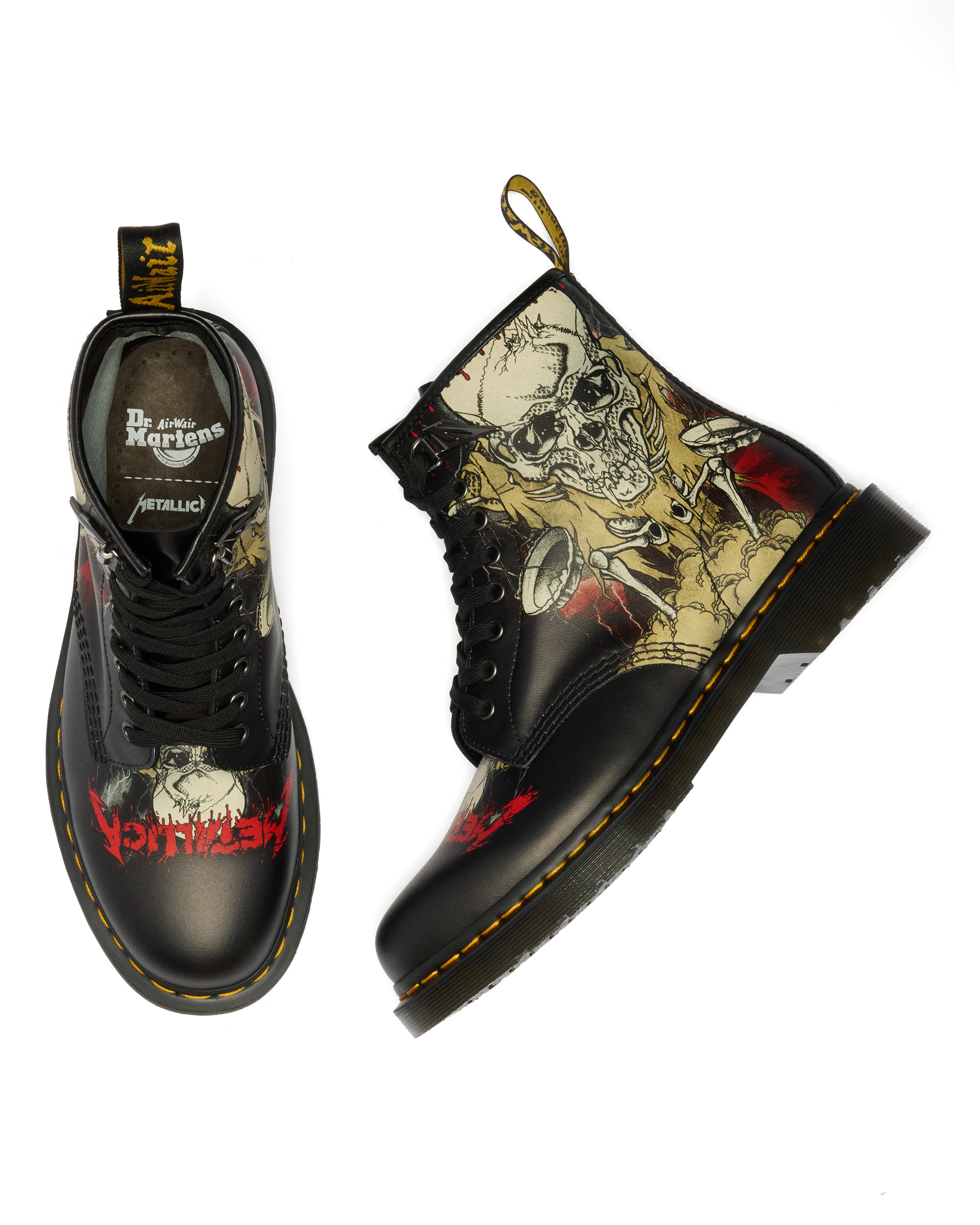 1460 Metallica Skull Lightening