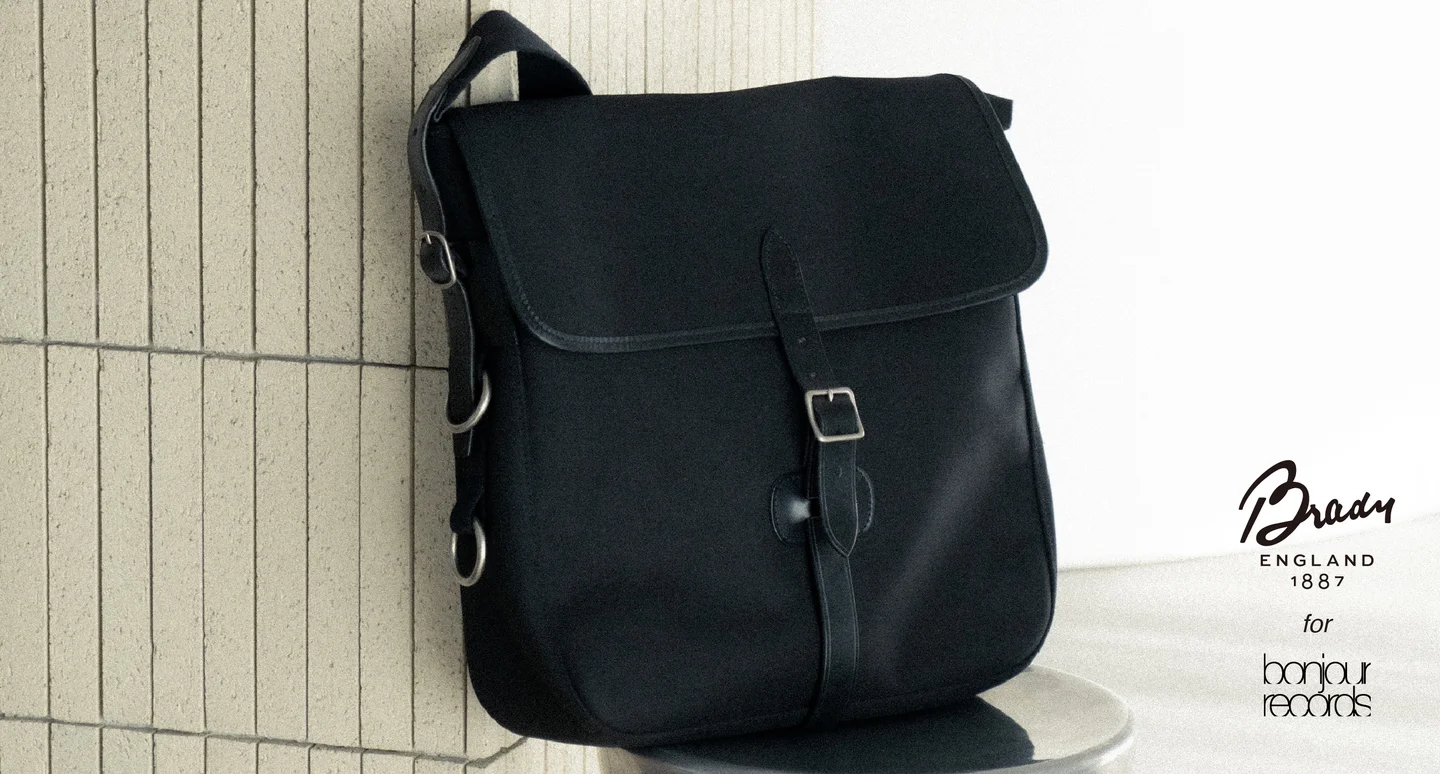 Brady for bonjour records | Exclusive Shoulder Record Bag