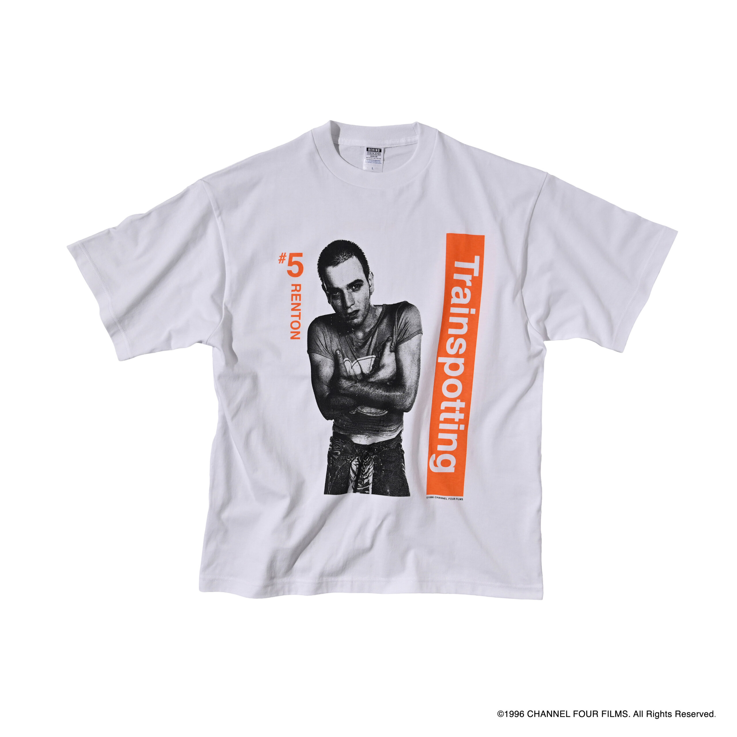 映画『トレインスポッティング』公開30周年記念企画。バーニーズ　ニューヨークで「Behind the Scenes®」が手がけたオフィシャル復刻Tシャツをローンチ