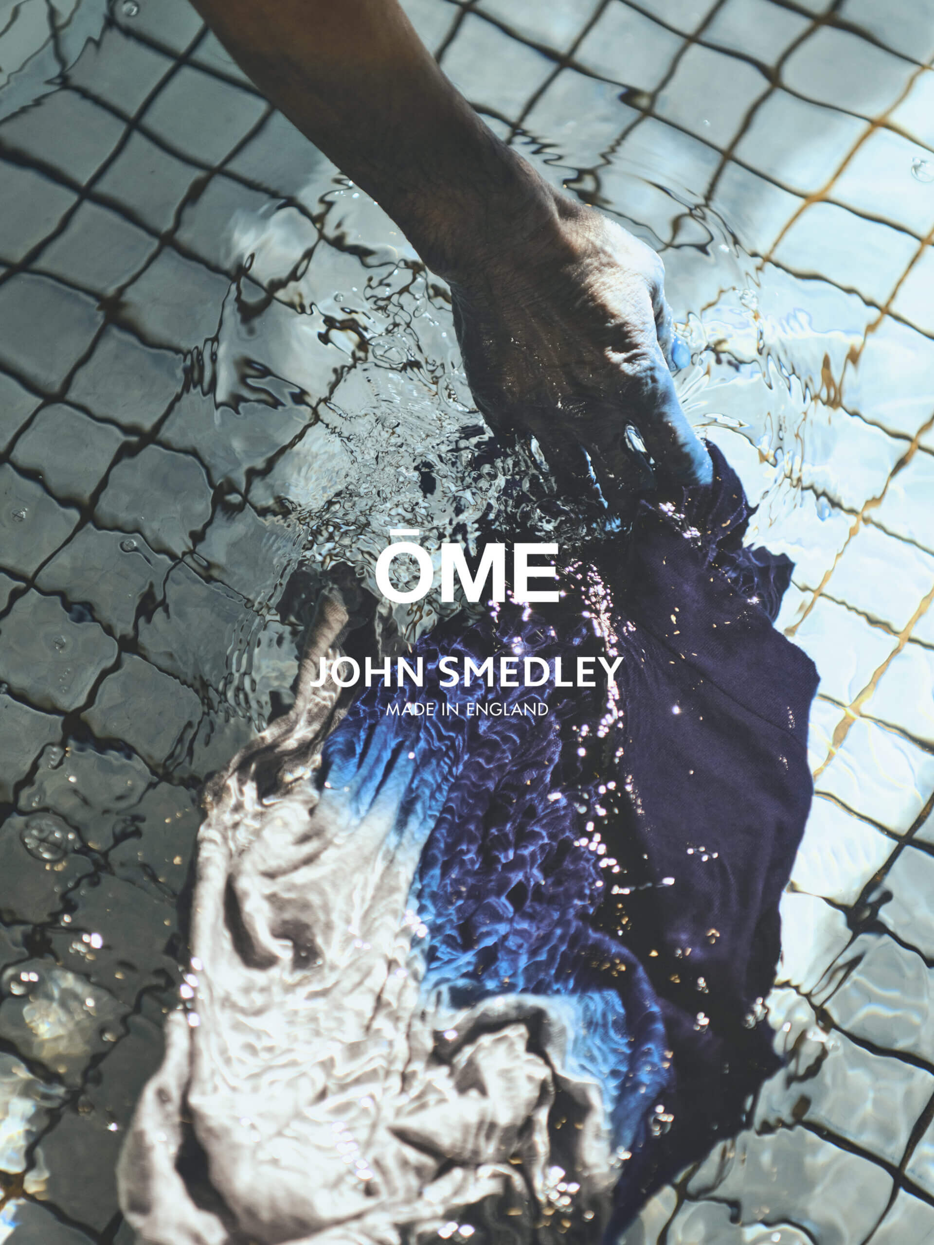 『JOHN SMEDLEY × ŌME』 天然製法の藍染による、すべてが一点もののコラボレーションアイテムを発売