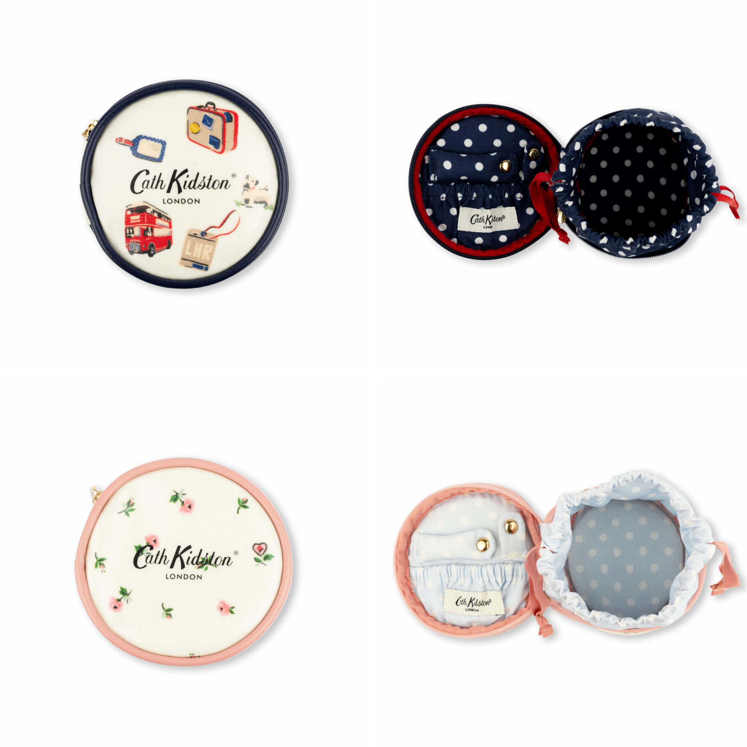 アクセサリーポーチ Billie Goes On Holiday / Lace Sprigs 各5,940円