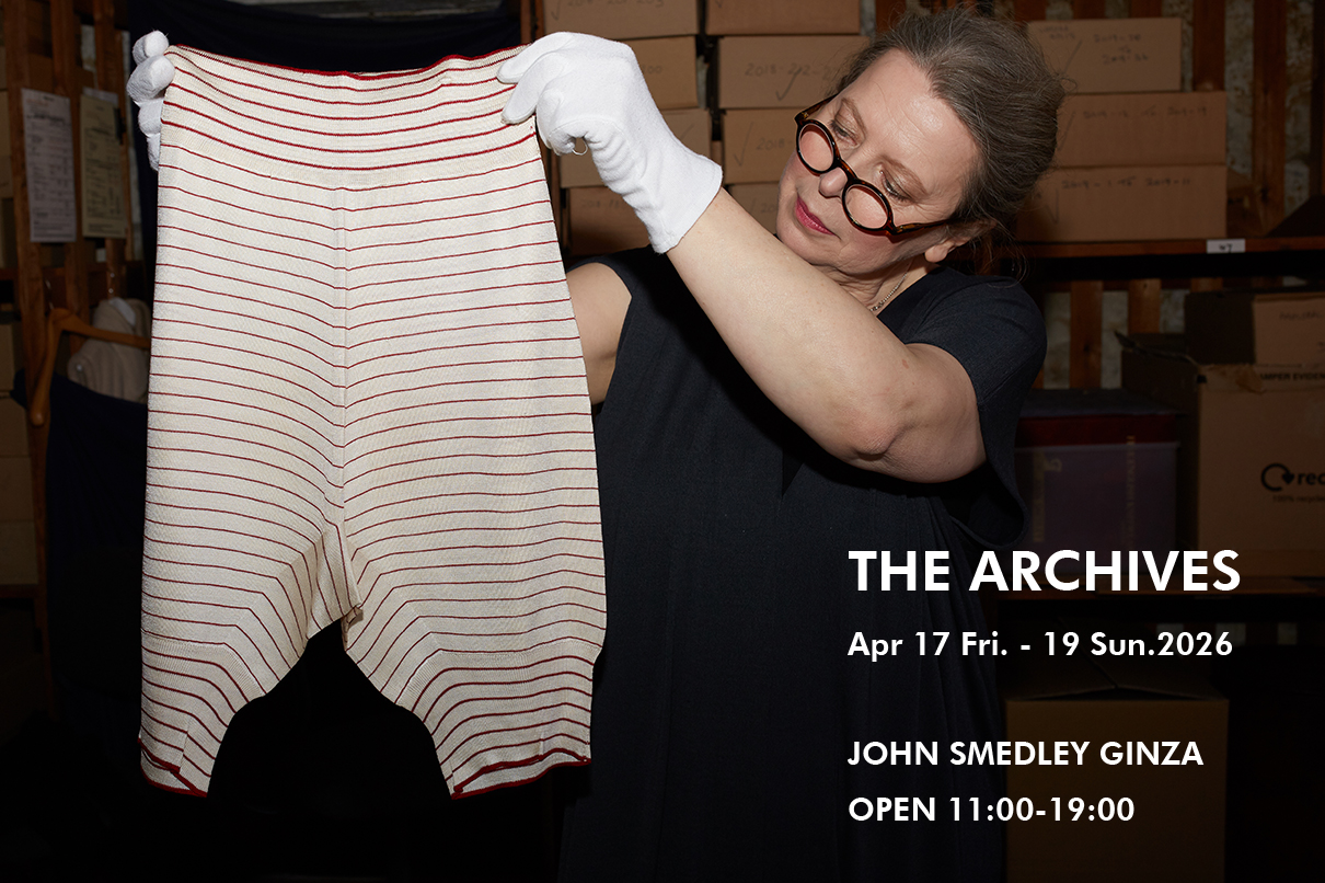 240年以上の歴史を持つジョン スメドレーのアーカイブが銀座へ“THE ARCHIVES"アーカイブニット展