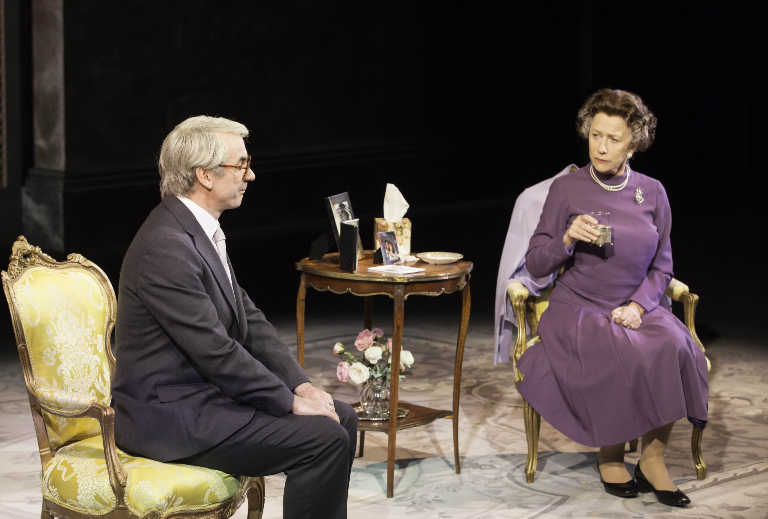THE AUDIENCE by Peter Morgan,        , Writer _ Peter Morgan, Director - Stephan Daldry, Designer - Bob Crowley, Gielgud Theatre, 2013, Credit: Johan Persson/