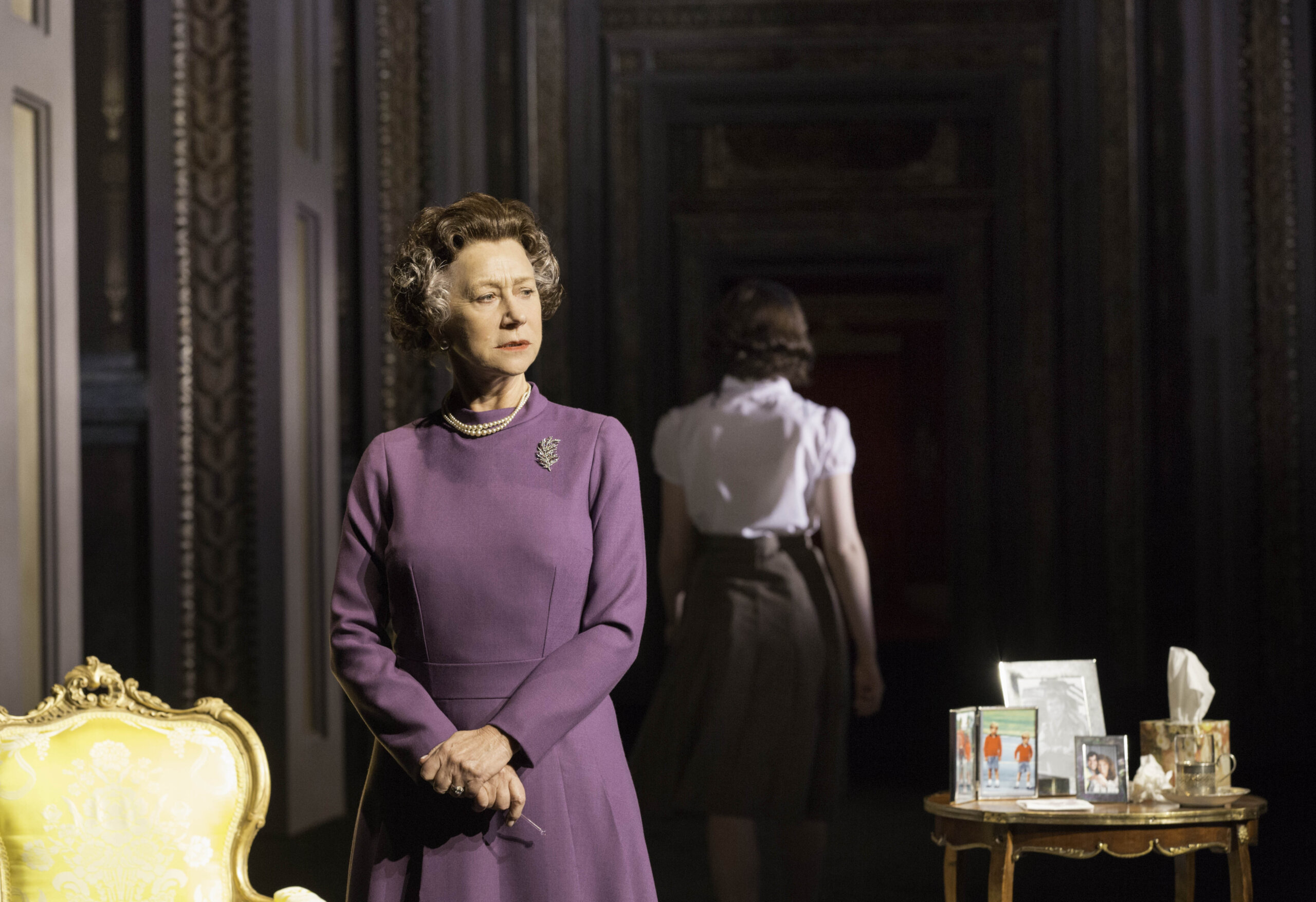 THE AUDIENCE by Peter Morgan,        , Writer _ Peter Morgan, Director - Stephan Daldry, Designer - Bob Crowley, Gielgud Theatre, 2013, Credit: Johan Persson/