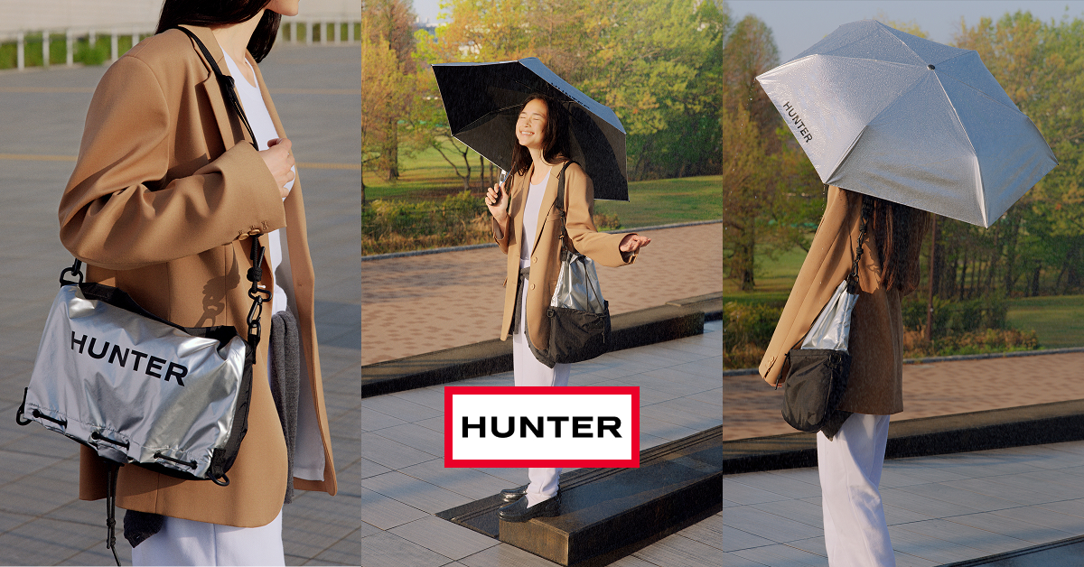 HUNTER（ハンター）晴雨兼用傘より新色シルバーが登場