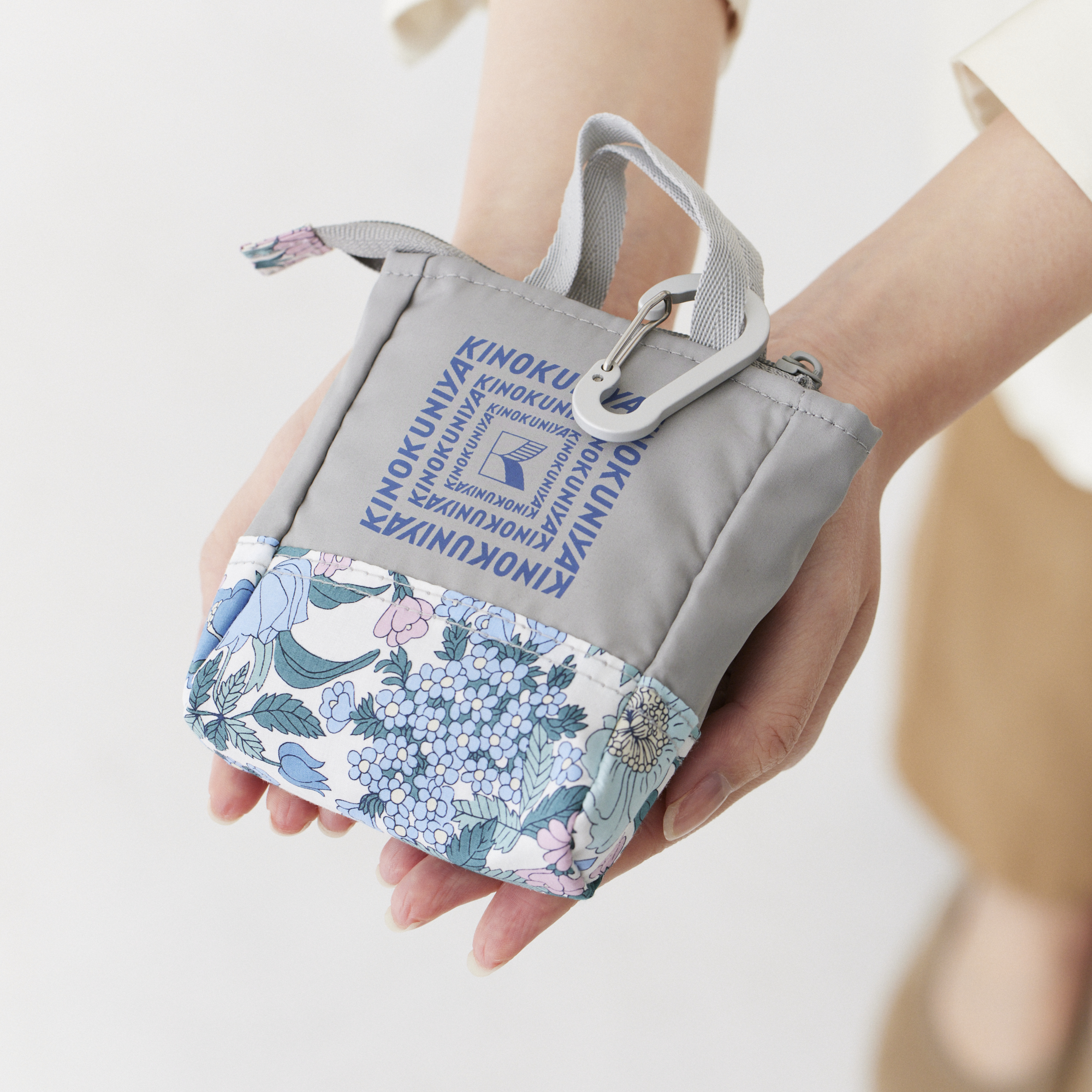 紀ノ国屋のリバティプリント エコバッグが3色展開で4月22日より発売