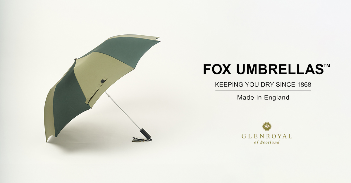 FOX UMBRELLAS× GLENROYAL 英国老舗ブランドによる コラボレーション傘を発売
