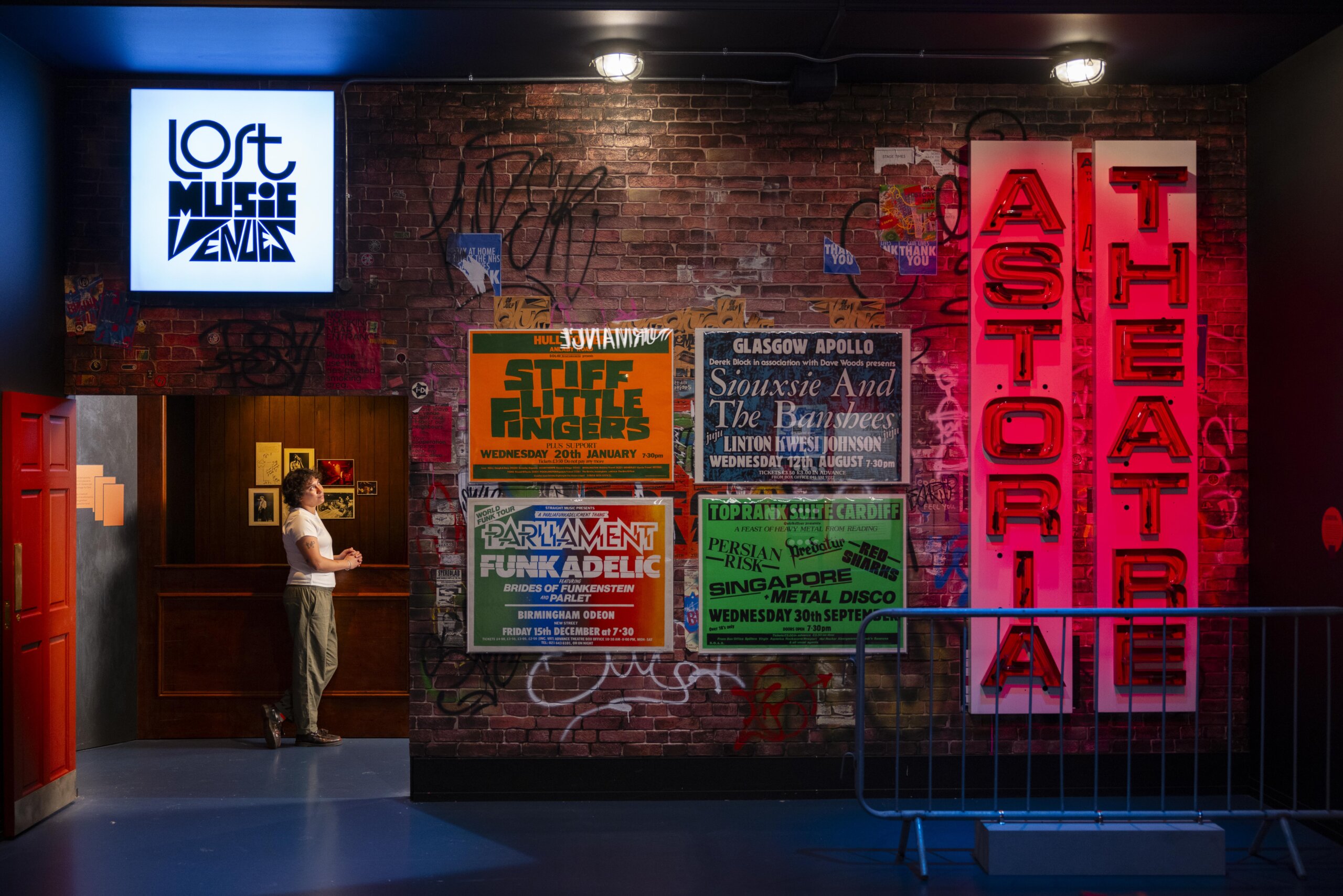 Gallery views of Lost Music Venues, a new free display opening on Saturday 30th May at V&A South Kensington, London.