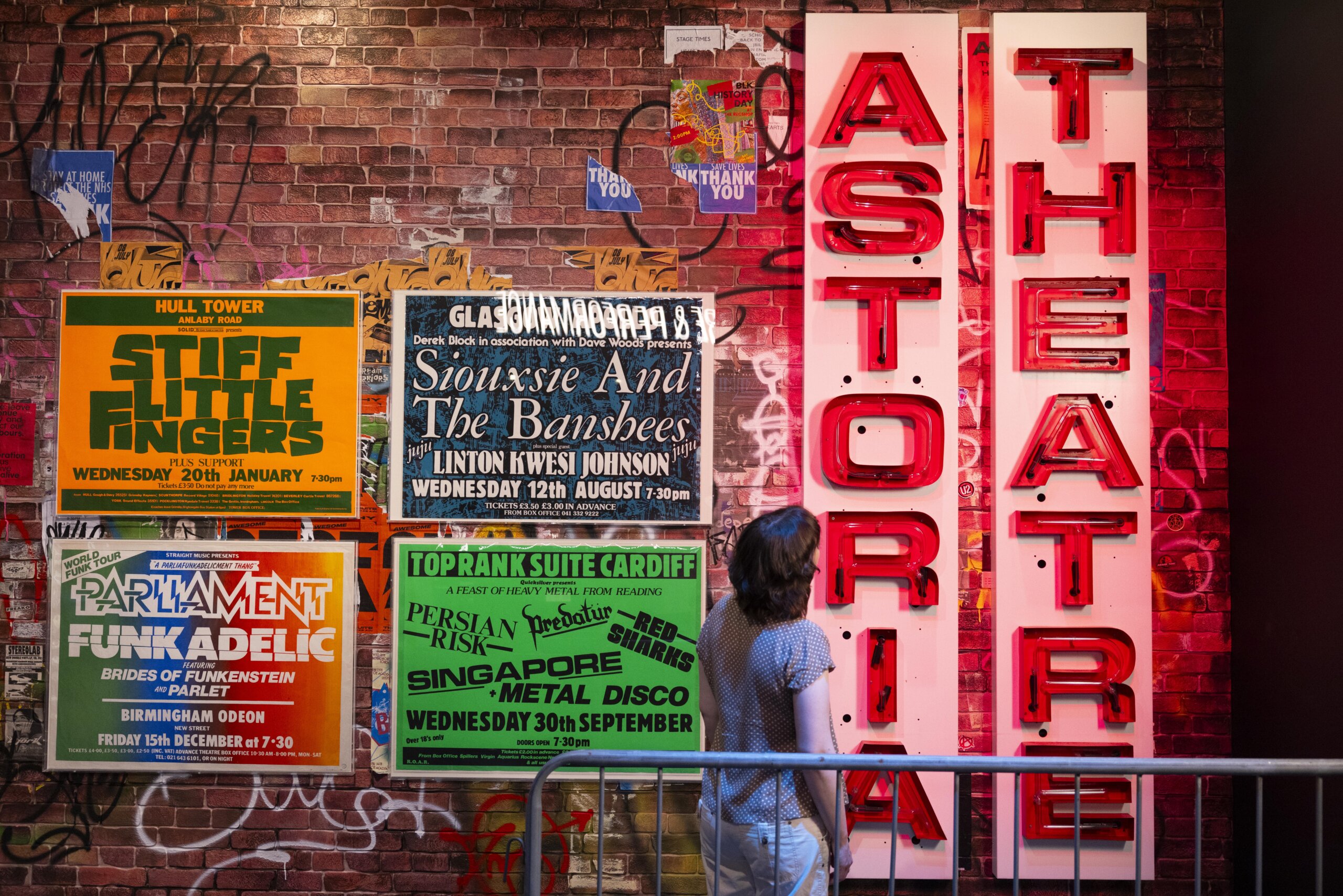 Gallery views of Lost Music Venues, a new free display opening on Saturday 30th May at V&A South Kensington, London.