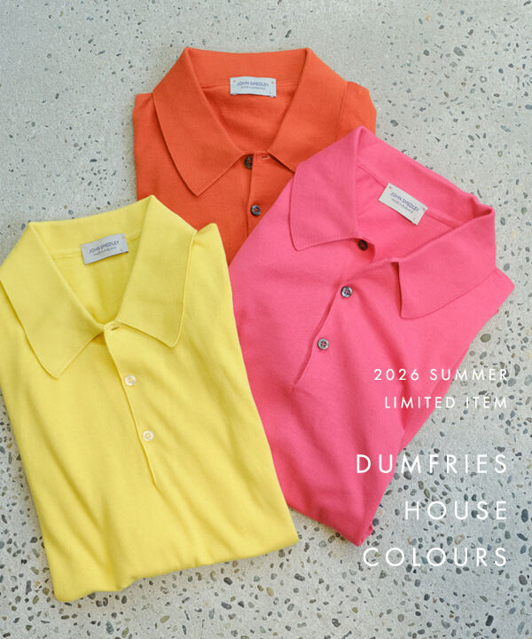 JOHN SMEDLEY ニットポロシャツ４型の2026春夏シーズン限定色発売