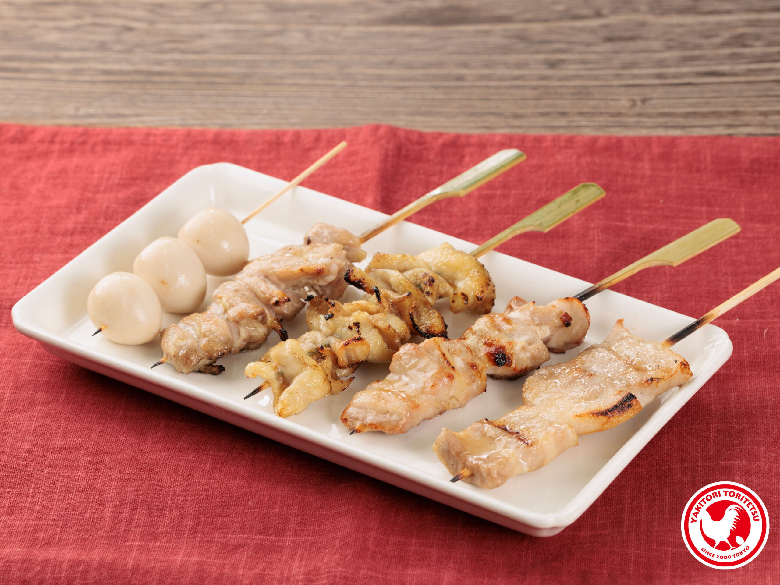 「出汁焼き鳥盛合わせ」(1,188円)