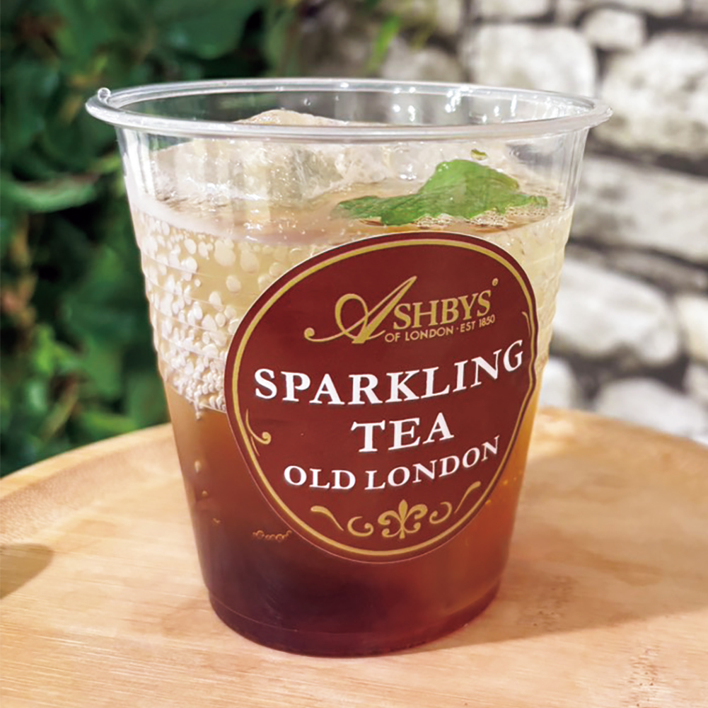 <アシュビィズ　オブ　ロンドン> スパークリングティー（１杯）648円