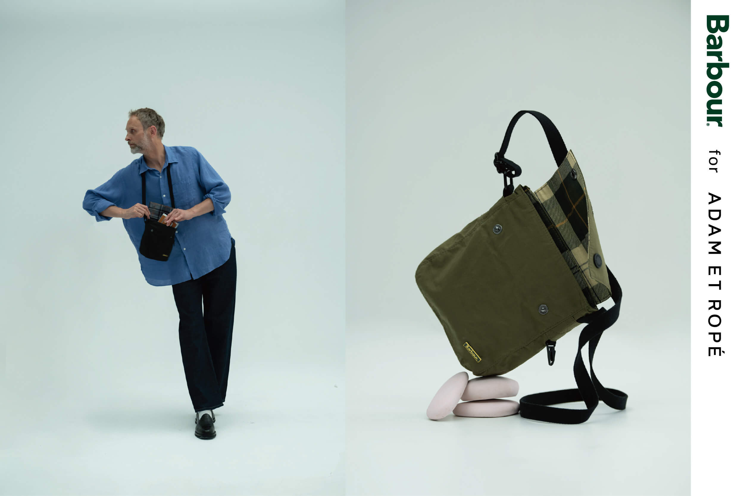 Barbour と ADAM ET ROPE' の別注アイテム