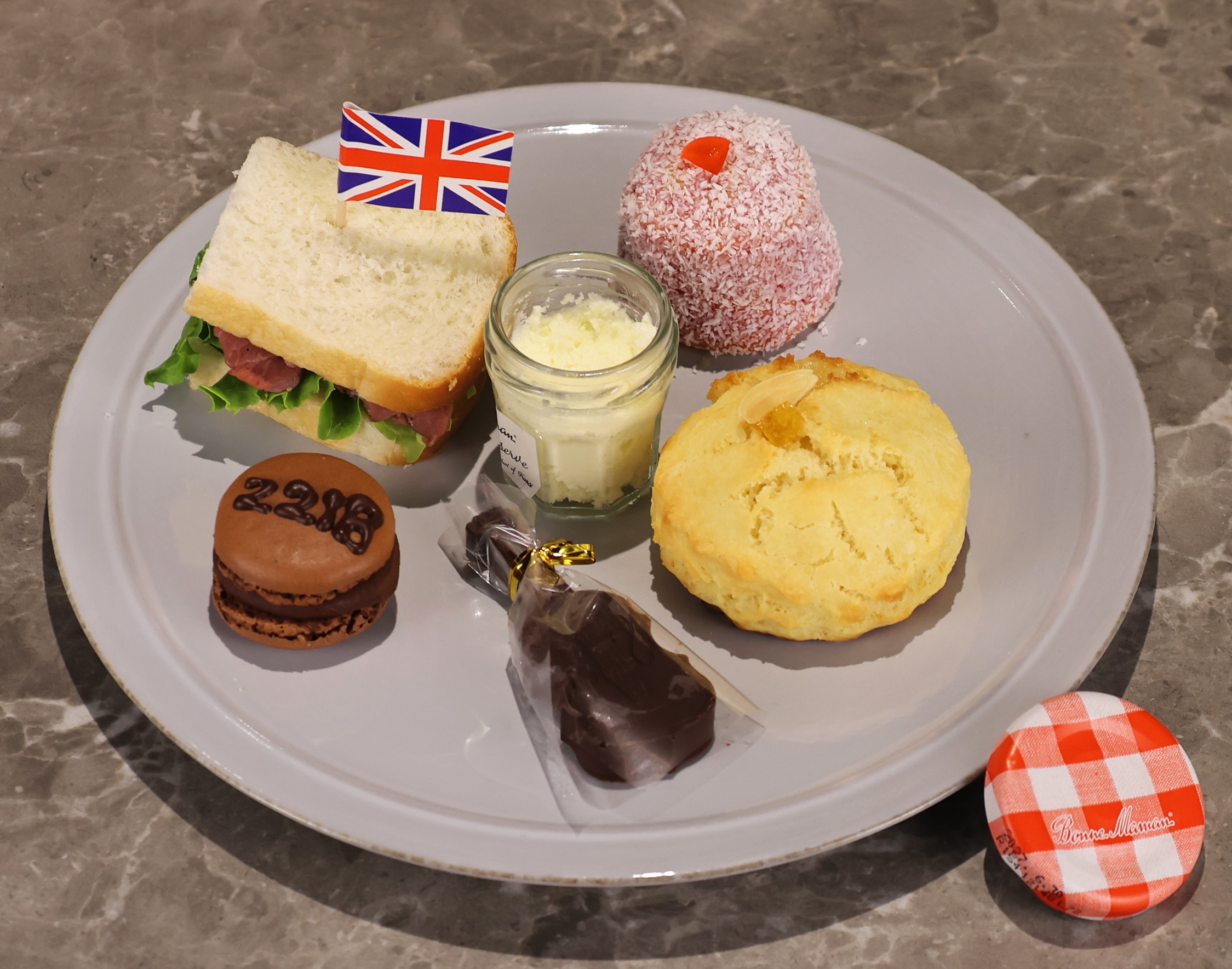 スイーツ、セイボリー5品
