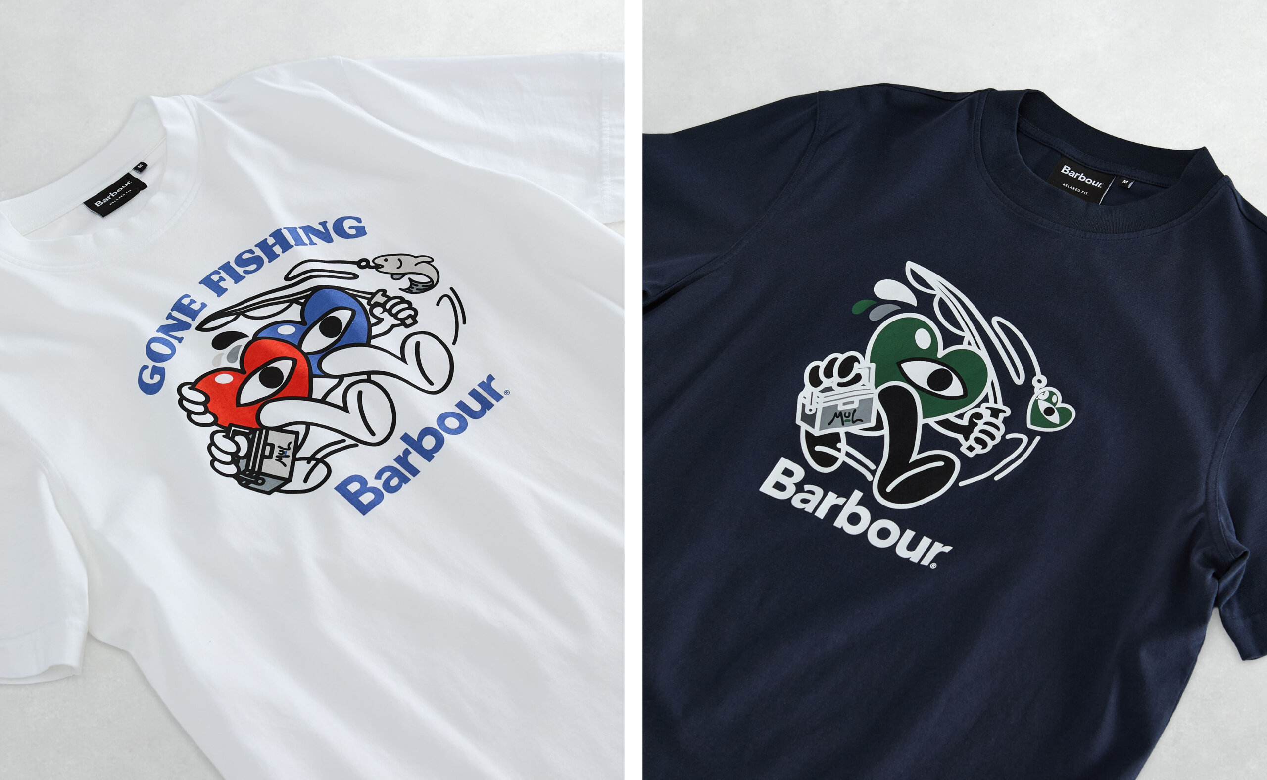 Barbour × Mul Fishing Tee ￥12,100