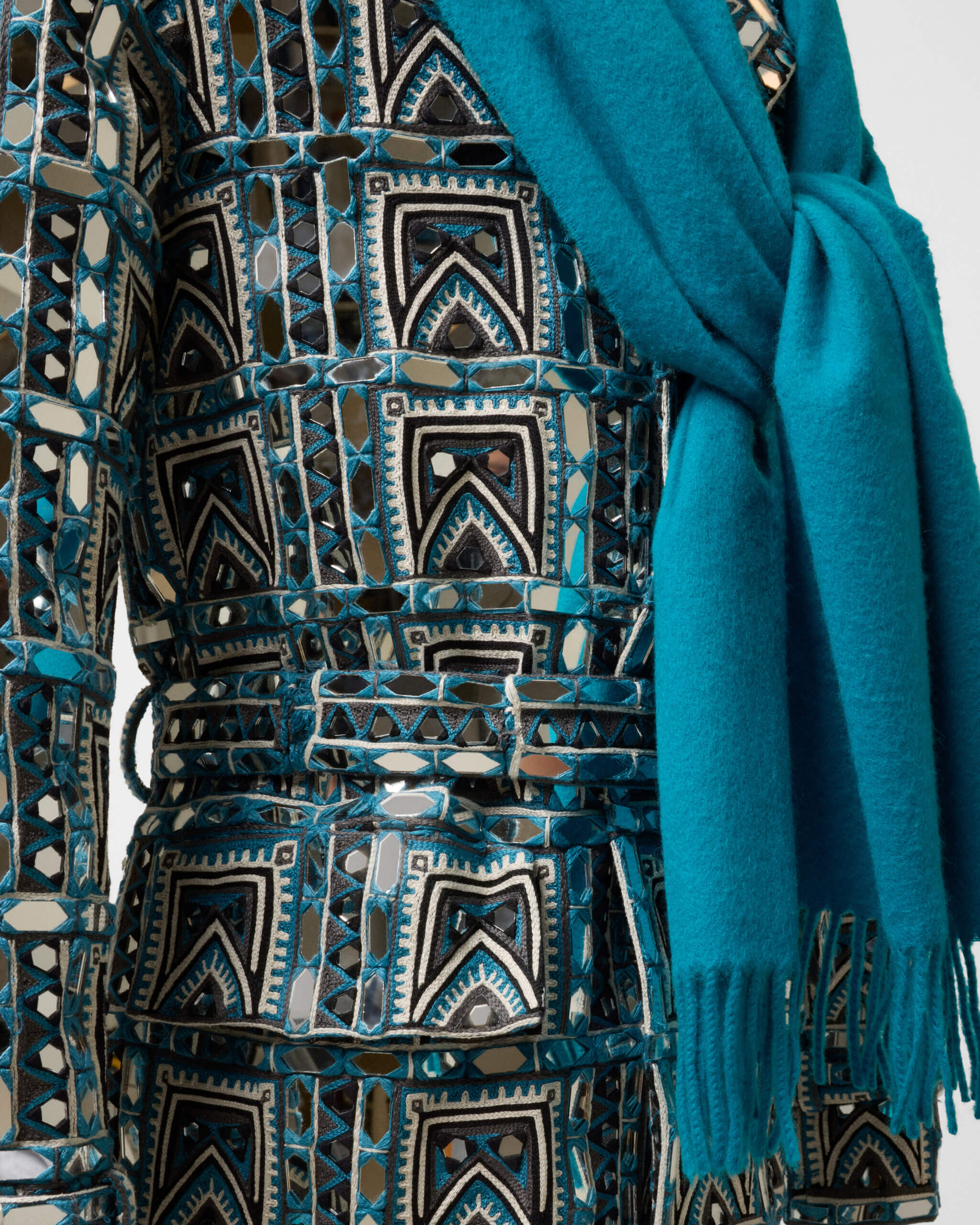 Men’s mirror-embroidered trench coat, Autumn/Winter 2015 © Burberry