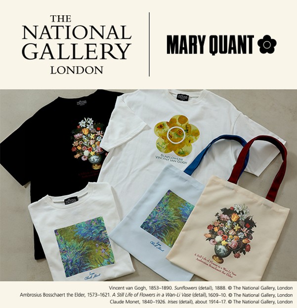 「THE NATIONAL GALLERY LONDON」とマリークワントの初のコラボレーションが限定で登場