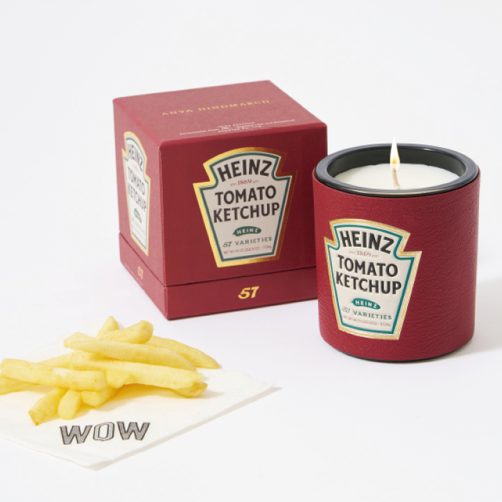 Heinz ケチャップモチーフのキャンドル