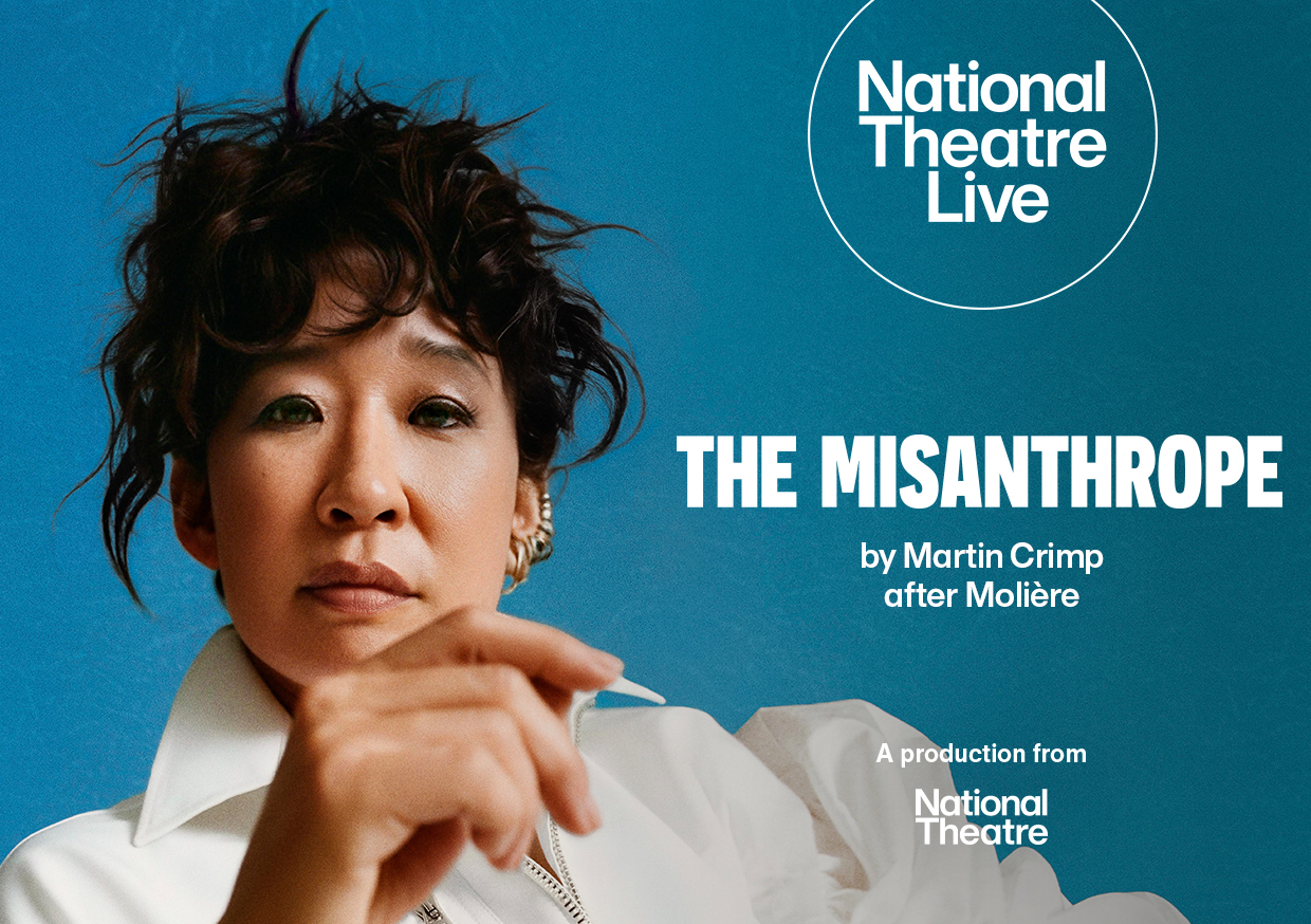 NTLive『人間嫌い』の告知ビジュアルに写るサンドラ・オー